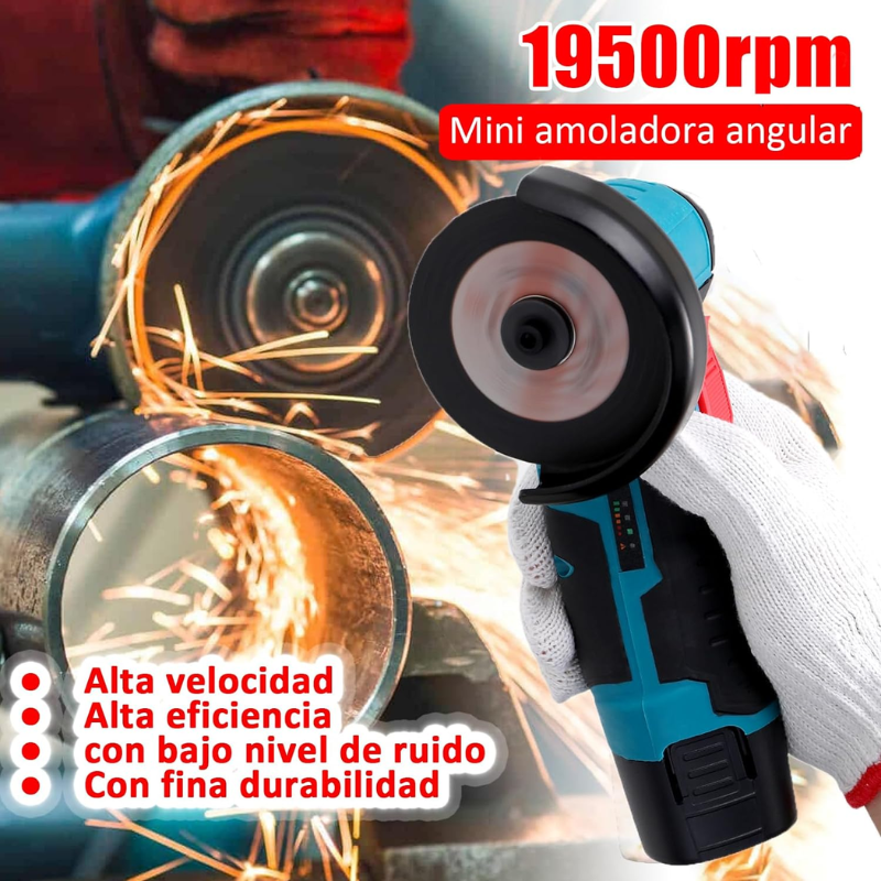 Kit Amoladora Angular 4 en 1 Inalámbrica 48V