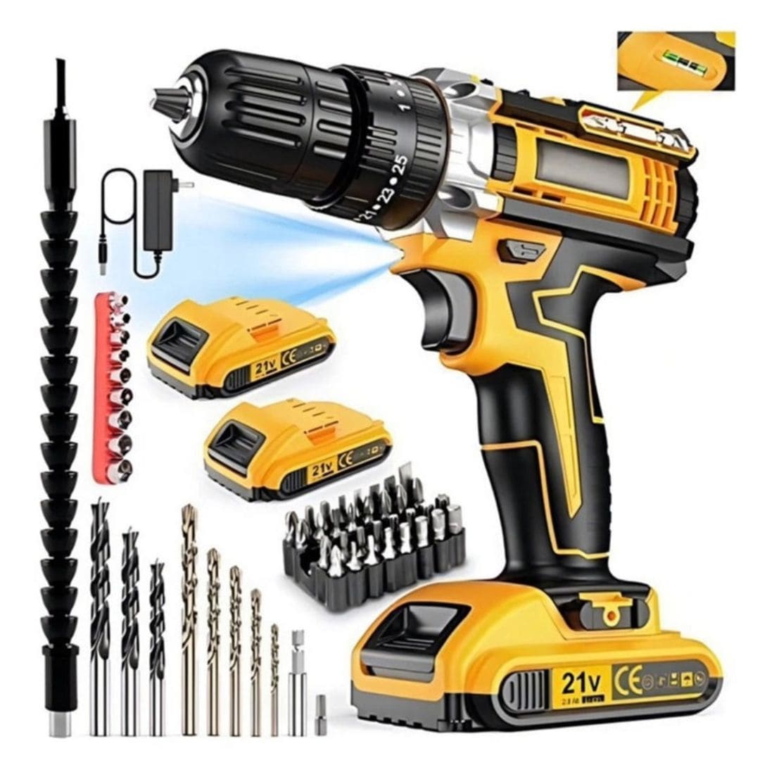 Kit Taladro Rotomartillo Inalámbrico