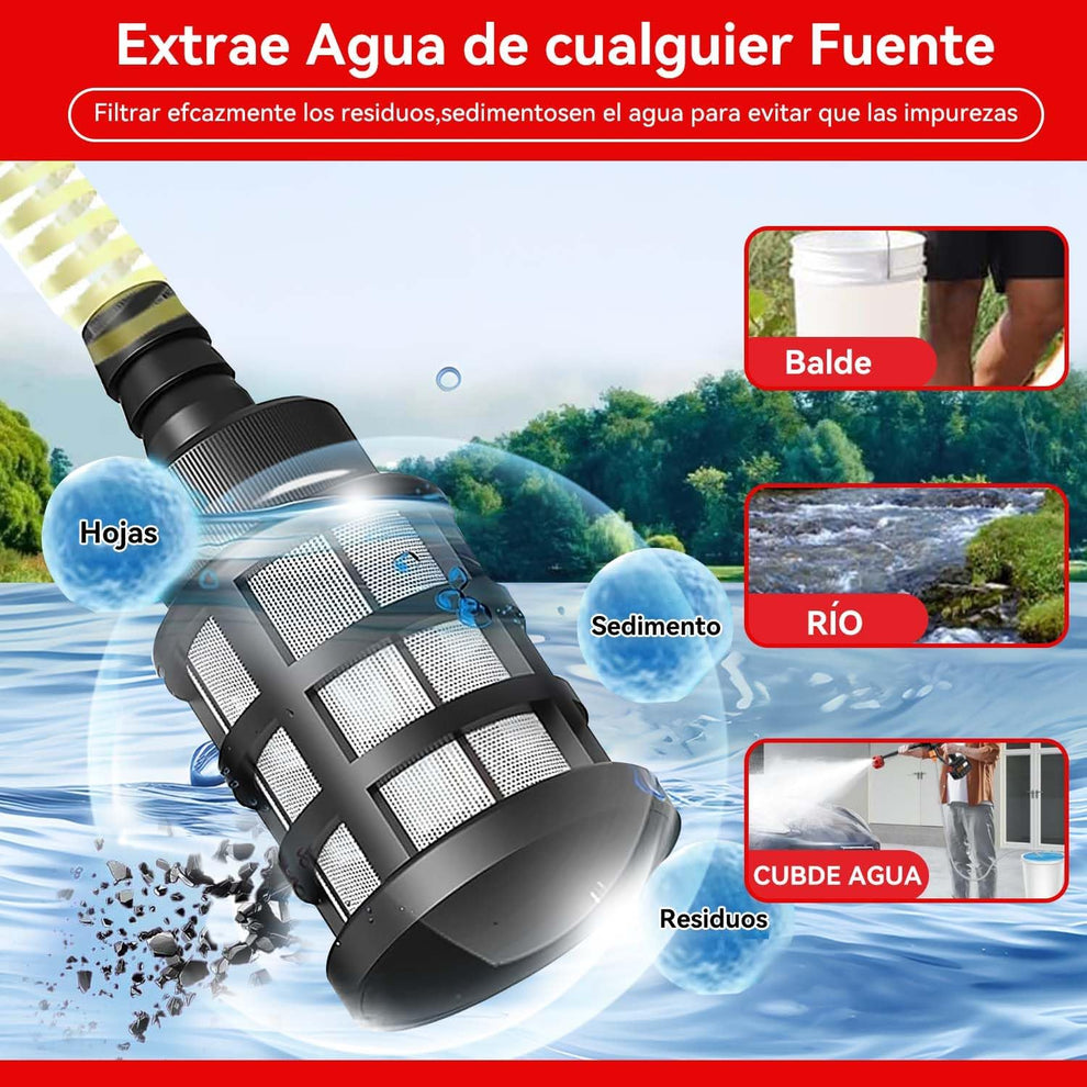HIDROLAVADORA inalámbrica con batería recargable de 48V