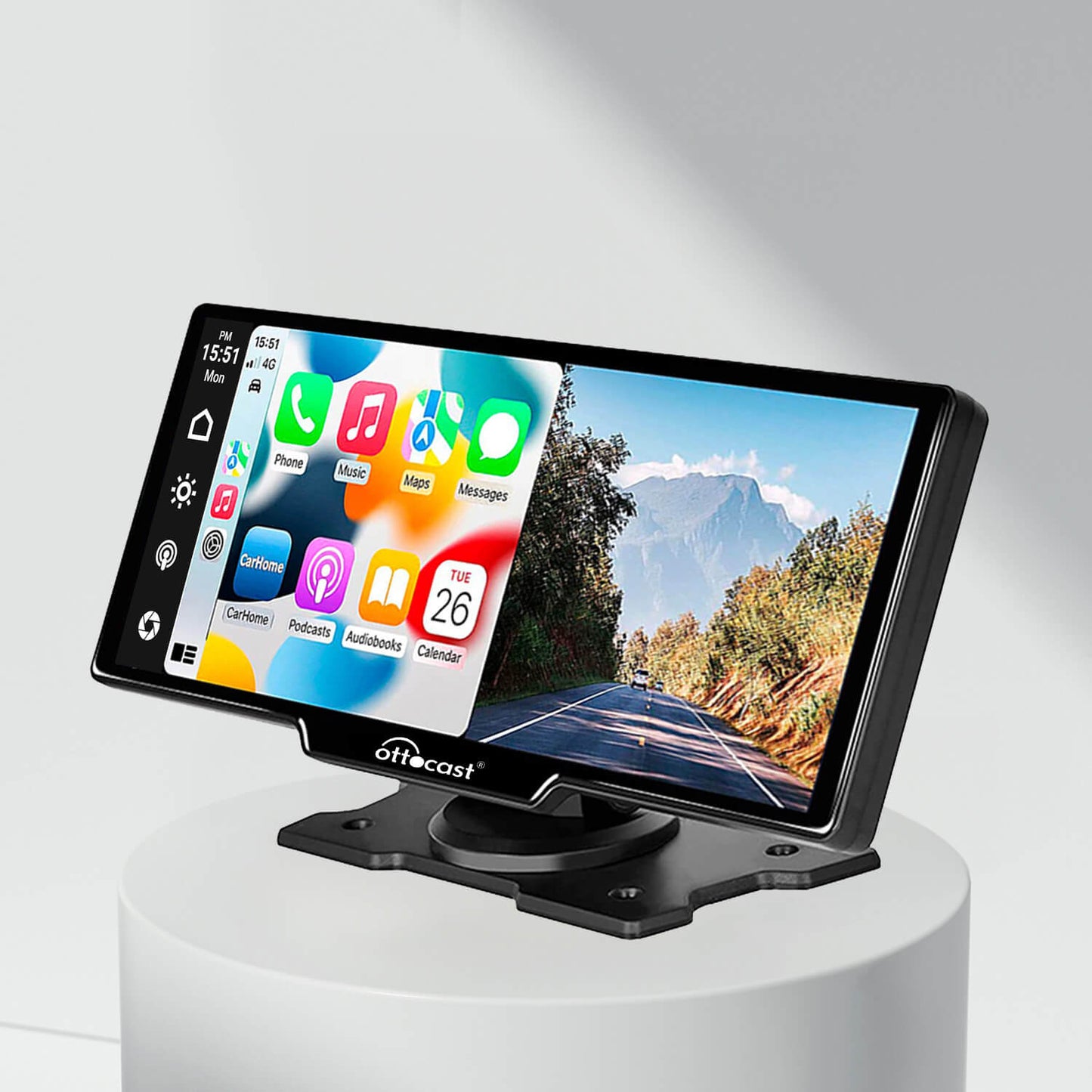 Pantalla Inteligente 10" para Auto con Apple CarPlay y Android Auto