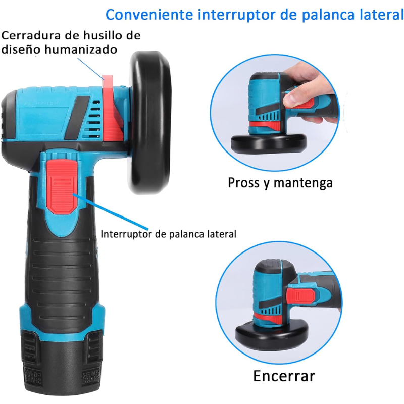 Kit Amoladora Angular 4 en 1 Inalámbrica 48V