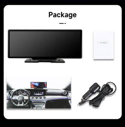 Pantalla Inteligente 10" para Auto con Apple CarPlay y Android Auto