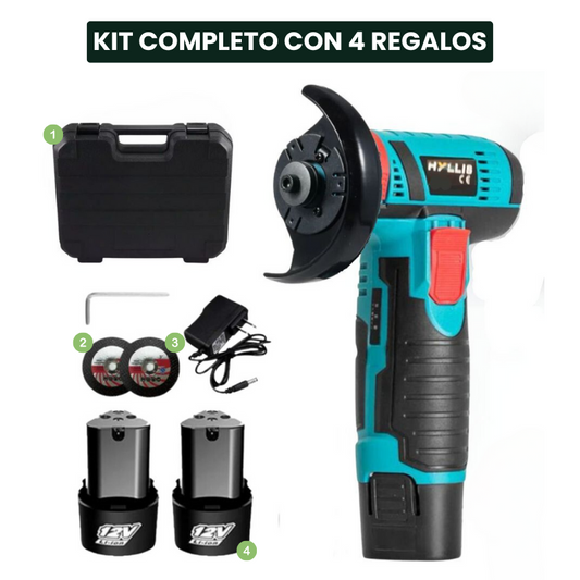 Kit Amoladora Angular 4 en 1 Inalámbrica 48V